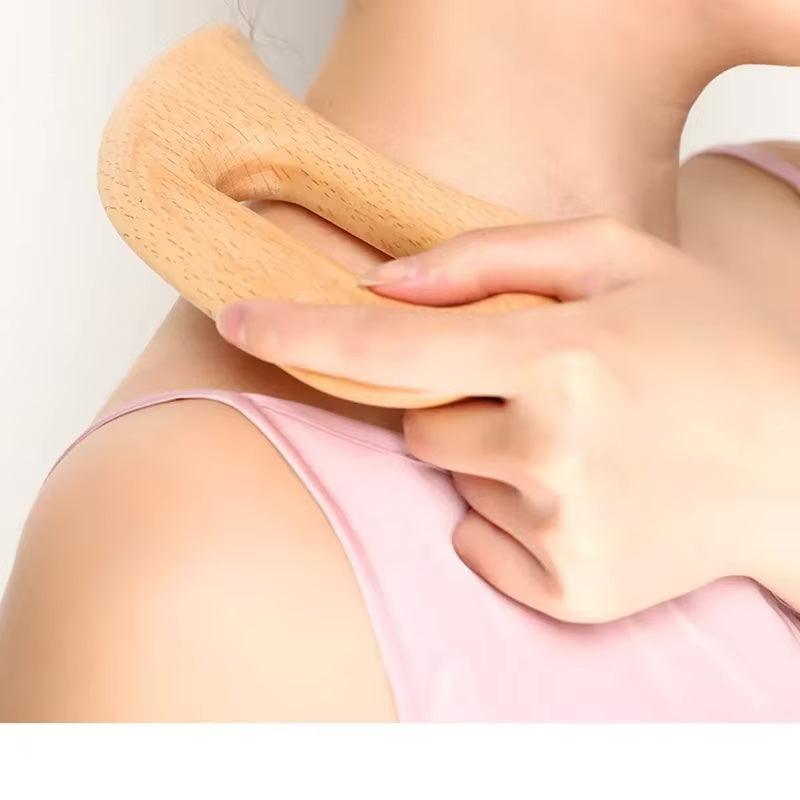 Cellulite Massagegerät aus Holz für Beine und Körper
