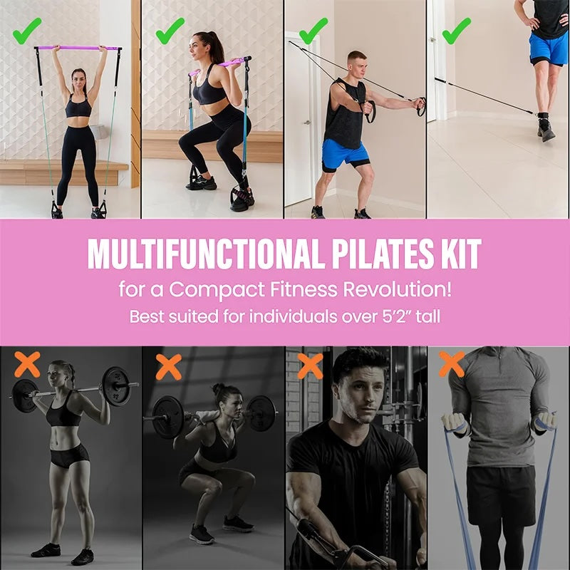 10-teiliges Pilates Fitness Set