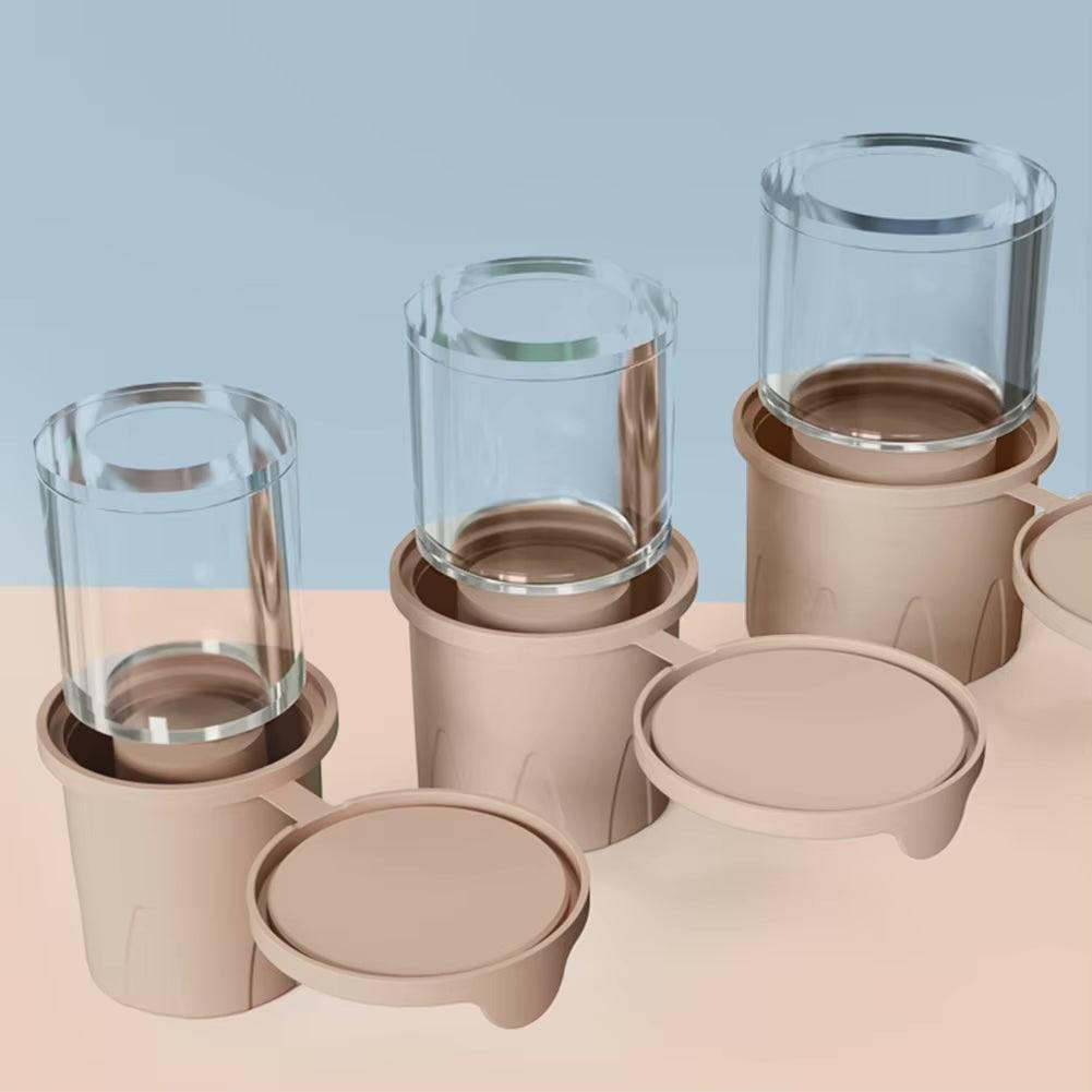 Eiswürfel Silikon Formen für Thermo Becher (3er Zylinder)