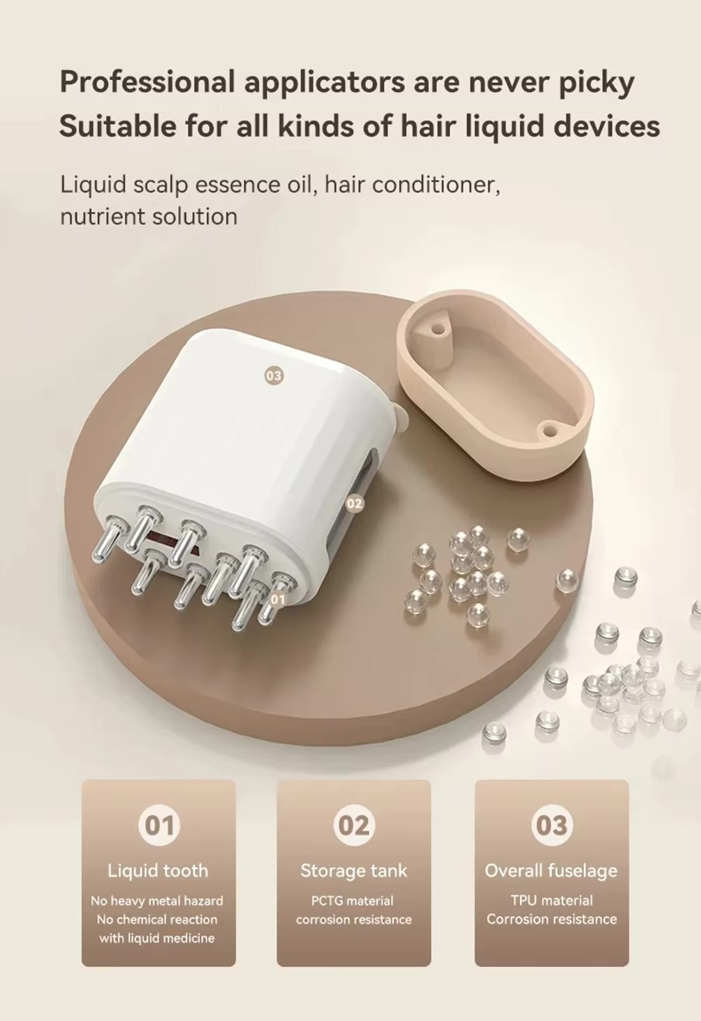 Hair Oiling Infrarot Vibration Massagegerät für die Kopfhaut