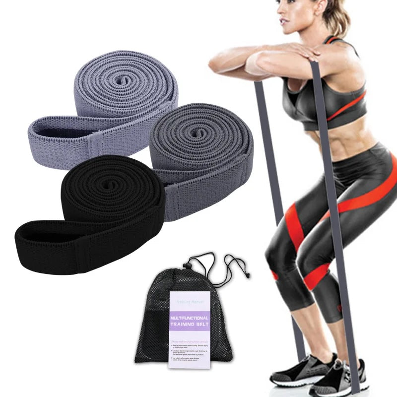 LangePilatesLoopWiderstandbaenderSetschwarzgrau